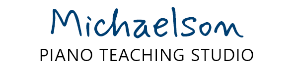 Michaelson Piano Teaching Studio Chuck Michaelson Iowa City logo